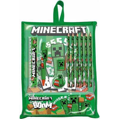Kinder Minecraft Schreibset - 22x30 cm - Schreibwaren-Set Kinder Minecraft Schreibset - 22x30 cm - Schreibwaren-Set