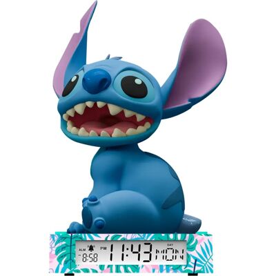 Lampe de Nuit 3D Stitch avec Réveil - Enfant Lampe de Nuit 3D Stitch avec Réveil - Enfant