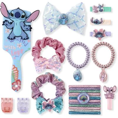 Ensemble d'accessoires pour cheveux pour enfants Euroswan Stitch - 24 pièces Ensemble d'accessoires pour cheveux pour enfants Euroswan Stitch - 24 pièces