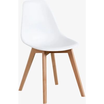 Chaise de salle à manger scandinave blanche SKLUM - Chaise - Publicité Chaise de salle à manger scandinave blanche SKLUM - Chaise - Publicité