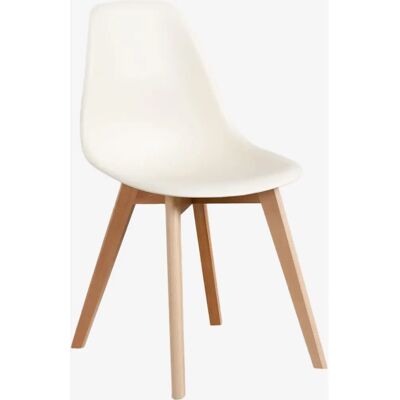 Chaise de salle à manger SKLUM Nordic Hêtre - Ergonomique, Polypropylène, Hêtre - Chaise - Publicité Chaise de salle à manger SKLUM Nordic Hêtre - Ergonomique, Polypropylène, Hêtre - Chaise - Publicité