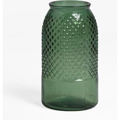 Vaso in Vetro Riciclato SKLUM Dinte - Decorazione Sostenibile - 27,5cm Vaso in Vetro Riciclato SKLUM Dinte - Decorazione Sostenibile - 27,5cm
