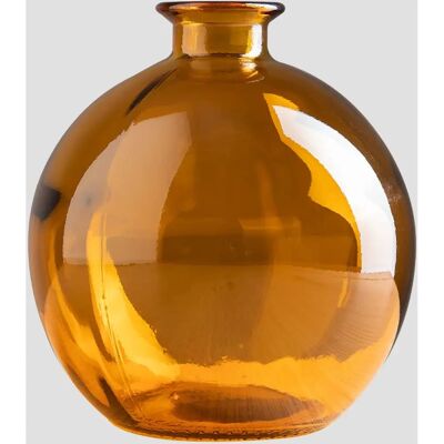 SKLUM Kimma Amber Yellow Recyceltes Glasvase - Vase SKLUM Kimma Amber Yellow Recyceltes Glasvase - Vase