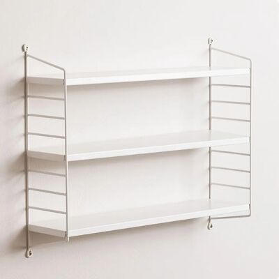 Estantería Modular de Pared Emine Sklum - Blanco Estantería Modular de Pared Emine Sklum - Blanco