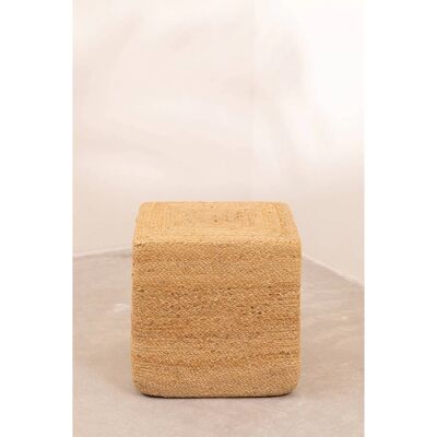 SKLUM Pouf Carré en Jute Naturelle - Siège Supplémentaire - Publicité SKLUM Pouf Carré en Jute Naturelle - Siège Supplémentaire - Publicité