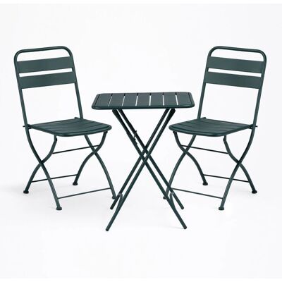Set da Giardino SKLUM - Tavolo 60x60cm e Sedie Pieghevoli Set da Giardino SKLUM - Tavolo 60x60cm e Sedie Pieghevoli