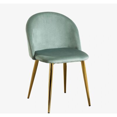 Sklum Kana Samt Esszimmerstuhl - Stahl Grün Tanne - Elegant & Praktisch Sklum Kana Samt Esszimmerstuhl - Stahl Grün Tanne - Elegant & Praktisch