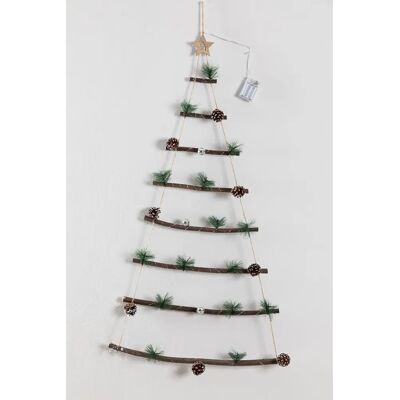 Sklum Wand-Weihnachtsbaum - Pyramidale LED-Wanddekoration - 130 cm Sklum Wand-Weihnachtsbaum - Pyramidale LED-Wanddekoration - 130 cm