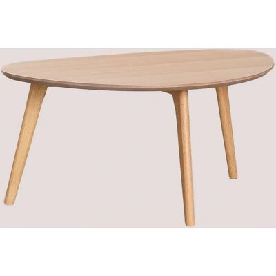 Mesa auxiliar en madera Yavik natural - Mesa auxiliar Mesa auxiliar en madera Yavik natural - Mesa auxiliar