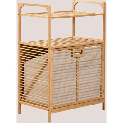 SKLUM Bambus Wäschekorb mit Regal Lauren - Wäscheorganizer SKLUM Bambus Wäschekorb mit Regal Lauren - Wäscheorganizer