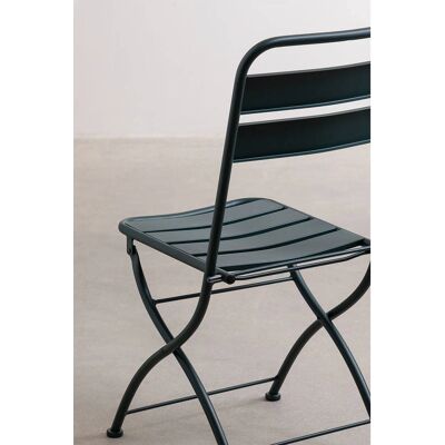 SKLUM Janti Faltbare Esszimmerstuhl - Klassisches Lamellen-Design - Platzsparend SKLUM Janti Faltbare Esszimmerstuhl - Klassisches Lamellen-Design - Platzsparend