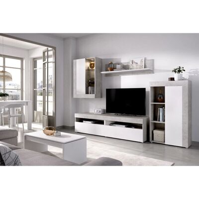 DEKIT Mueble de TV Moderno con Luz LED DEKIT Mueble de TV Moderno con Luz LED