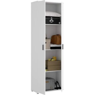 DEKIT Armario Multiusos Blanco - 190x61x35cm - Modelo fit DEKIT Armario Multiusos Blanco - 190x61x35cm - Modelo fit