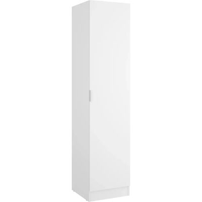 Mueble Dekit - Armario de 1 puerta - Blanco y Madera Natural Mueble Dekit - Armario de 1 puerta - Blanco y Madera Natural