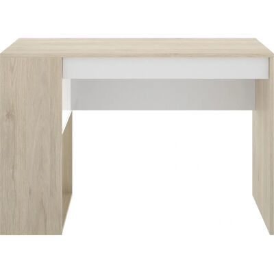 MOBIMARKET Escritorio Reversible Natural Blanco - Escritorio MOBIMARKET Escritorio Reversible Natural Blanco - Escritorio