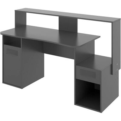 Mesa Gaming DEKIT Fosk - Ajustable 85-98cm - Grafito Mesa Gaming DEKIT Fosk - Ajustable 85-98cm - Grafito