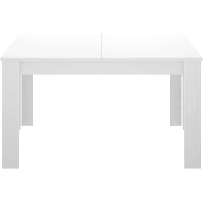 Ventemeublesonline Mesa Extensible Blanco Brillo - Comedor Ventemeublesonline Mesa Extensible Blanco Brillo - Comedor