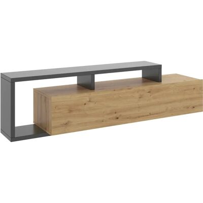 Mueble de TV DEKIT Kram - Moderno, Reversible, Resistente Mueble de TV DEKIT Kram - Moderno, Reversible, Resistente