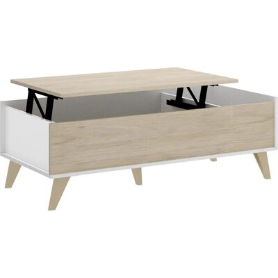 Vente-Unique KOLYMA Mesa de centro escandinava bicolor Vente-Unique KOLYMA Mesa de centro escandinava bicolor