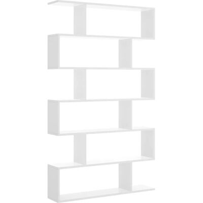 Carrefour étagère pour salon - Blanc - 80x25x190 cm - Étagère - Publicité Carrefour étagère pour salon - Blanc - 80x25x190 cm - Étagère - Publicité