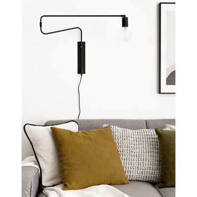 KENAY HOME - Banha - Wandleuchte - Schwarz KENAY HOME - Banha - Wandleuchte - Schwarz