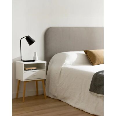 Kenay - Mesita Tilo - Blanco - Natural - Nightstand Kenay - Mesita Tilo - Blanco - Natural - Nightstand
