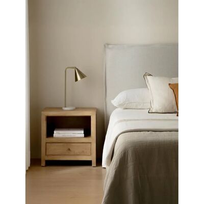 Kenay - Rustic 55 - Acabado natural - Una cajón - Nightstand Kenay - Rustic 55 - Acabado natural - Una cajón - Nightstand
