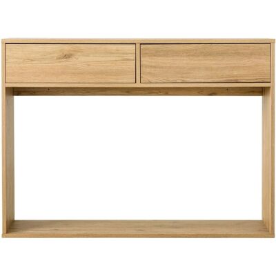 Consola Kenay HOME Hegas - Acabado natural - 2 cajones Consola Kenay HOME Hegas - Acabado natural - 2 cajones