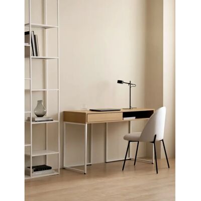 Kenay Home Bari escritorio - Melamina, Blanco, 120x78cm Kenay Home Bari escritorio - Melamina, Blanco, 120x78cm