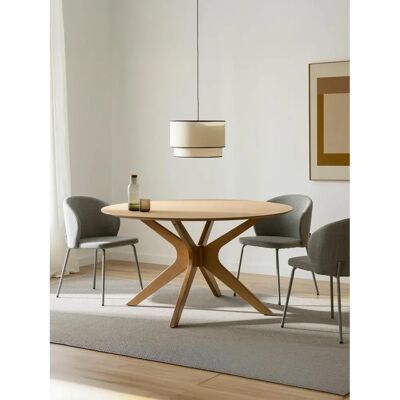 Kenay - Moore - Ronde 140 cm - Chêne naturel - Dining table - Publicité Kenay - Moore - Ronde 140 cm - Chêne naturel - Dining table - Publicité