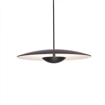 Marset Ginger LED Pendelleuchte - Ø 42 cm - Wenge/Weiß Marset Ginger LED Pendelleuchte - Ø 42 cm - Wenge/Weiß