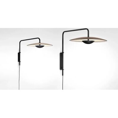 Marset Ginger A Wandleuchte Wenge Dimmbar TRIAC Marset Ginger A Wandleuchte Wenge Dimmbar TRIAC