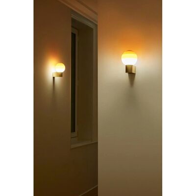 Marset Dipping Light A1-Wandleuchte - Weiß/Messing - LED Design Marset Dipping Light A1-Wandleuchte - Weiß/Messing - LED Design