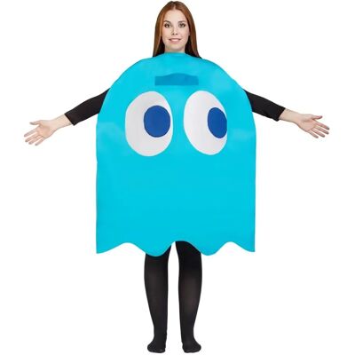 Déguisement Pac-Man Inky Fantôme - Bleu - Adulte Unisexe - Publicité Déguisement Pac-Man Inky Fantôme - Bleu - Adulte Unisexe - Publicité