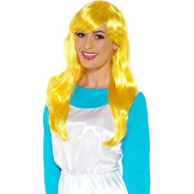 Funidelia Perruque Jaune Les Schtroumpfs - Accessoire Costume - Publicité Funidelia Perruque Jaune Les Schtroumpfs - Accessoire Costume - Publicité