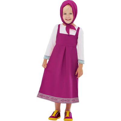 Funiglobal Masha Kostüm - Pink - Kostüm für Kinder Funiglobal Masha Kostüm - Pink - Kostüm für Kinder
