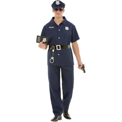 Funidelia Polizeikostüm - Blau - Kostüme Funidelia Polizeikostüm - Blau - Kostüme