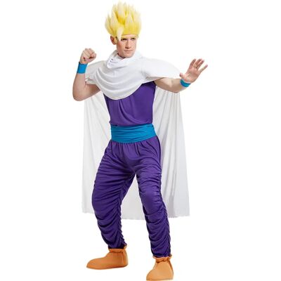 Costume officiel Funiglobal Funidelia Son Gohan - Anime Violet - Pour Hommes - Publicité Costume officiel Funiglobal Funidelia Son Gohan - Anime Violet - Pour Hommes - Publicité