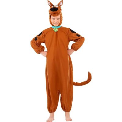 Metamorph - Scooby-Doo - Hnědý s skvrnami - Turkýzové SD nášivky - Kostým Metamorph - Scooby-Doo - Hnědý s skvrnami - Turkýzové SD nášivky - Kostým