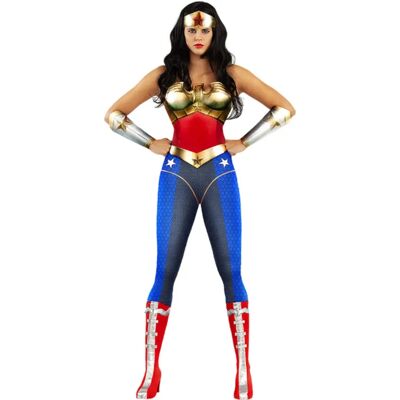 Funiglobal Costume Wonder Woman - Costume Officiel Injustice pour Femmes - DC Comics Justice League - Publicité Funiglobal Costume Wonder Woman - Costume Officiel Injustice pour Femmes - DC Comics Justice League - Publicité