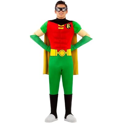 Costume Robin Funidelia pour Hommes - Costume de Superhéros Officiel - Publicité Costume Robin Funidelia pour Hommes - Costume de Superhéros Officiel - Publicité