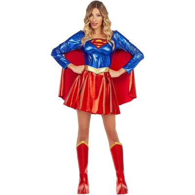 Funidelia Supergirl Kostüm - Offiziell DC Comics Lizenz - Kleid, Cape, Gürtel & Überzüge Funidelia Supergirl Kostüm - Offiziell DC Comics Lizenz - Kleid, Cape, Gürtel & Überzüge
