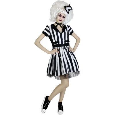Déguisement Beetlejuice de Metamorph pour Femmes - Costumes - Publicité Déguisement Beetlejuice de Metamorph pour Femmes - Costumes - Publicité