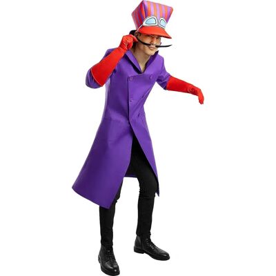 Funiglobal Dick Dastardly Costume - Wacky Races - Publicité Funiglobal Dick Dastardly Costume - Wacky Races - Publicité