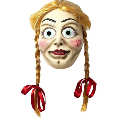 Funiglobal Funidelia Latexová maska Annabelle - Příslušenství na hororové kostýmy Funiglobal Funidelia Latexová maska Annabelle - Příslušenství na hororové kostýmy