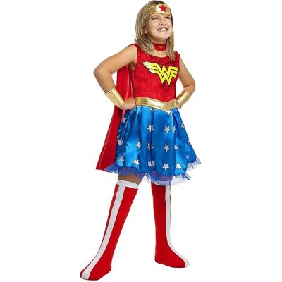 Funiglobal Funidelia Wonder Woman Kostüm für Mädchen - Mehrfarbig Funiglobal Funidelia Wonder Woman Kostüm für Mädchen - Mehrfarbig