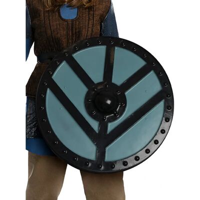 Bouclier Lagertha de Funidelia - Accessoire de costume viking - Bleu - 55cm - Publicité Bouclier Lagertha de Funidelia - Accessoire de costume viking - Bleu - 55cm - Publicité