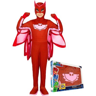 Funidelia Deluxe Owlette PJ Masks Kostüm für Mädchen - Rot Funidelia Deluxe Owlette PJ Masks Kostüm für Mädchen - Rot