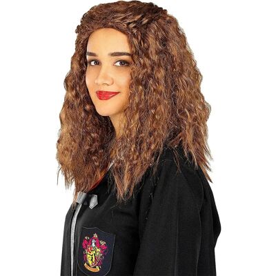 Funiglobal Perruque Hermione Granger - Accessoire de Costume Harry Potter - Marron - Publicité Funiglobal Perruque Hermione Granger - Accessoire de Costume Harry Potter - Marron - Publicité