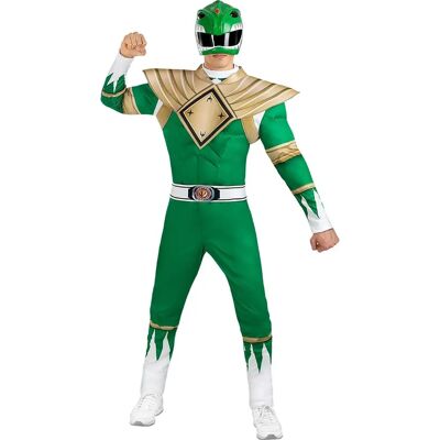 Costume Power Ranger Vert HeliumKing - Adulte M - Publicité Costume Power Ranger Vert HeliumKing - Adulte M - Publicité